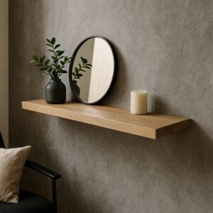 Wandplank Eiken Rustiek Recht