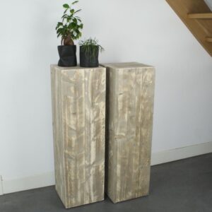 Steigerhouten Zuil 30x30x100cm