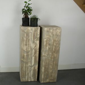 Steigerhouten Zuil 30x30x100cm