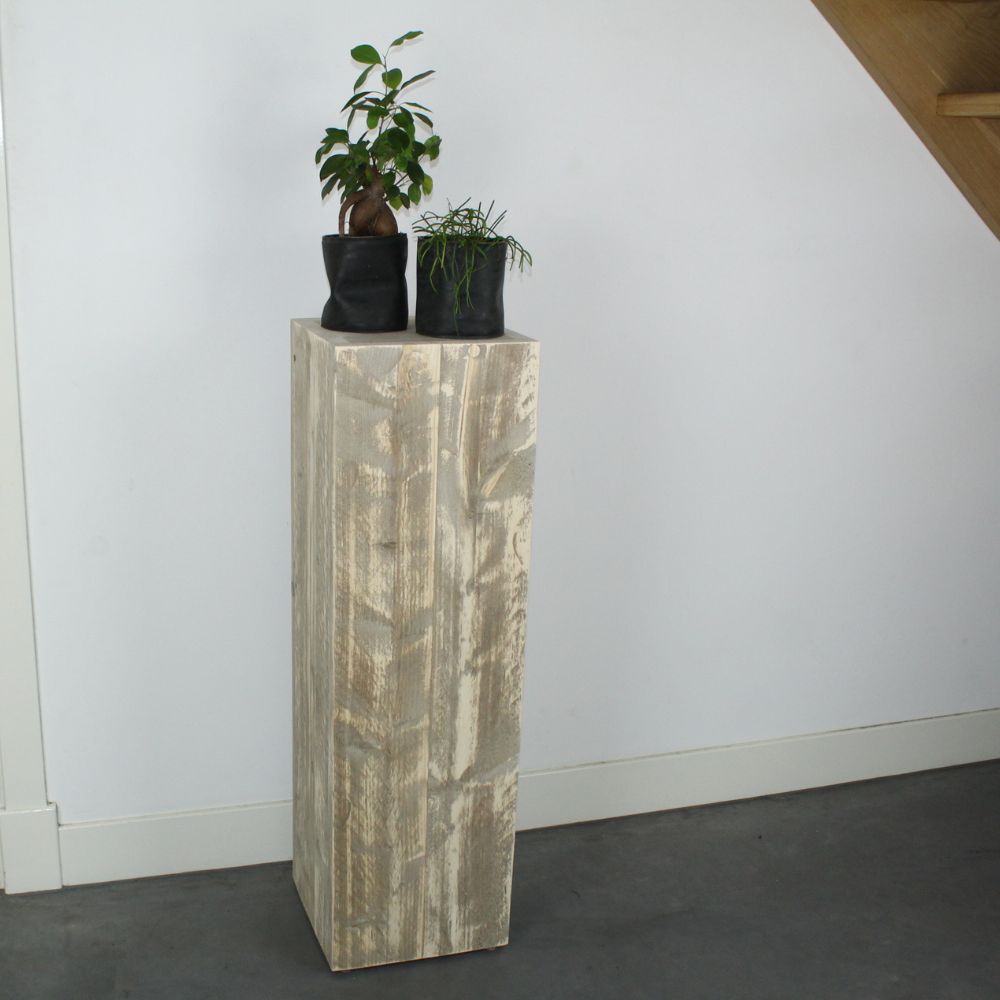 Steigerhouten Zuil 30x30x100cm