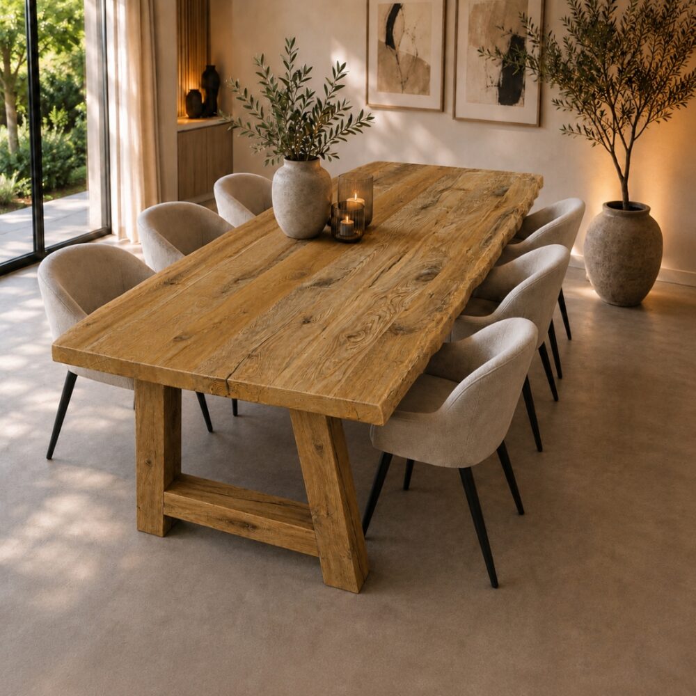 Eettafel Oud-Eiken D'Huez - Op Maat