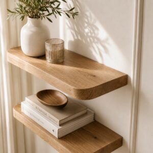 Wandplank Eiken Rustiek Japandi